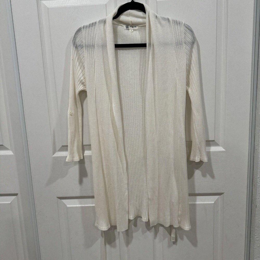 MICHEL KLEIN Cardigan Beige 38(Approx. M)‎ Belt